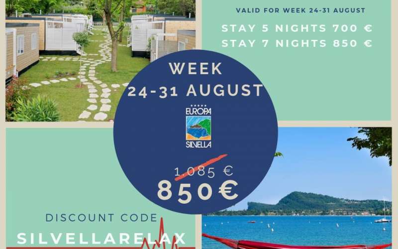 OFFERTA SPECIALE VILLAGGIO - FINE AGOSTO!