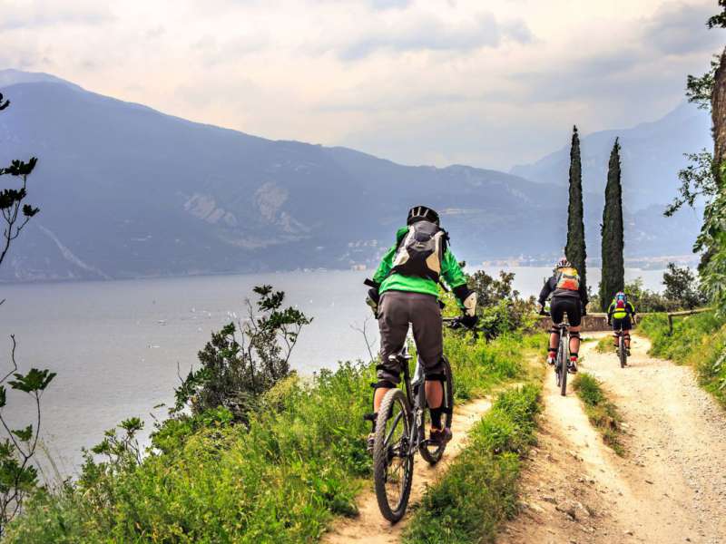 Campeggio Lago di Garda noleggio biciclette e tour (mountain bike)