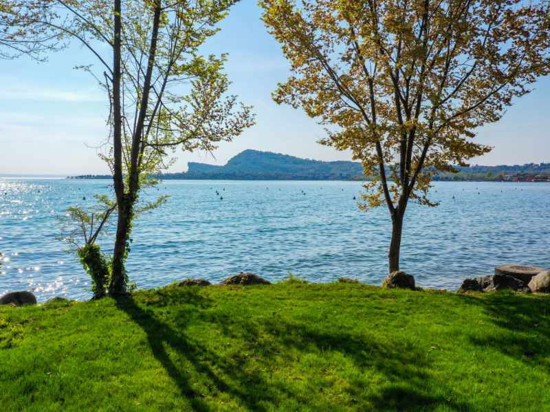Camping Lago di Garda con piazzole direttamente sul lago  1