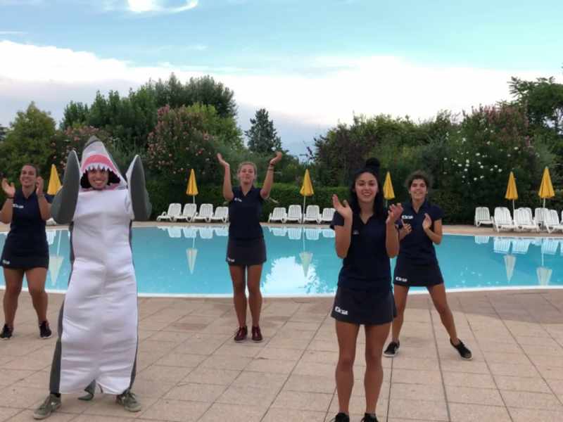 Baby Shark Campeggio Lago di Garda Animazione baby dance mini disco 