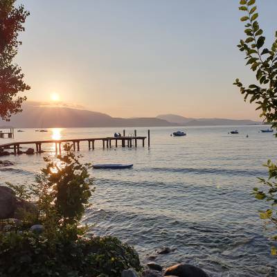 Sonnenaufgang im Juli