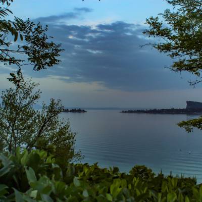 View from camping Europa Silvella at La Rocca