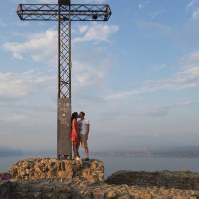 Her mooiste plekje aan her meer. Adembenemend mooi.